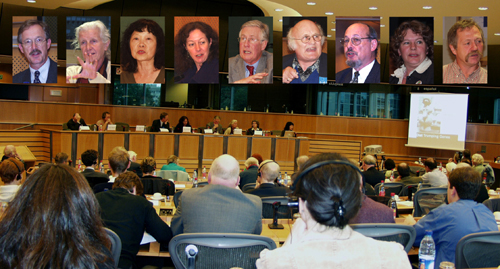 The scientists  were among a contingent of 30-strong from all over the   United Kingdom who crossed the English Channel to Brussels